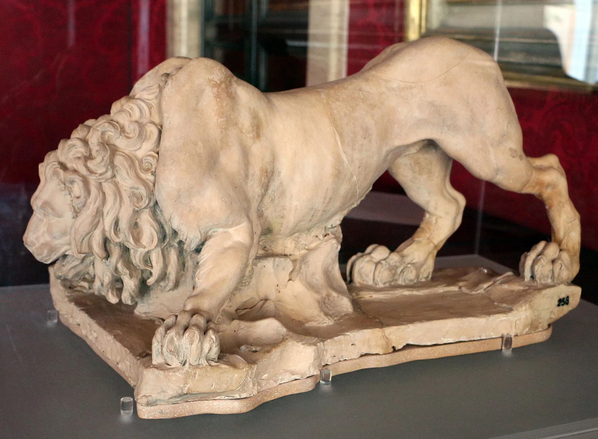 Résine, étape 1 : l'original — modello en terre cuite du Bernin pour la fontaine des Quatre-Fleuves